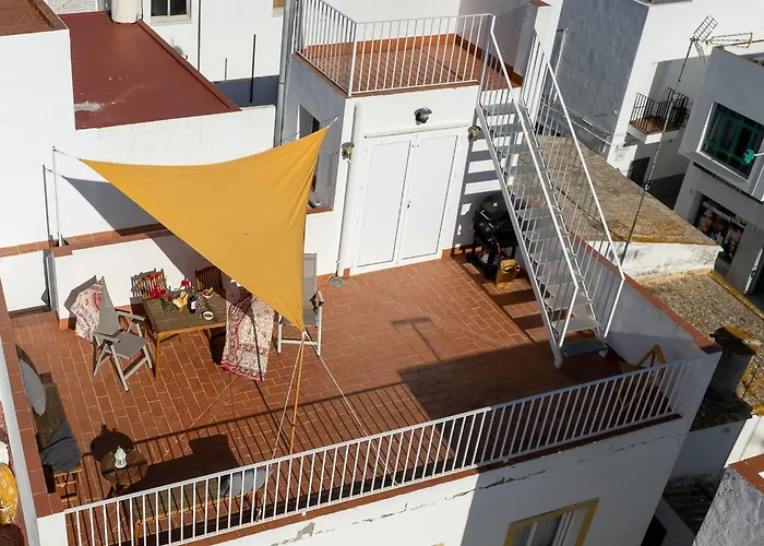 Casa Irene Conil Town House In The Center, Roof Terrace With Great Views Lägenhet *