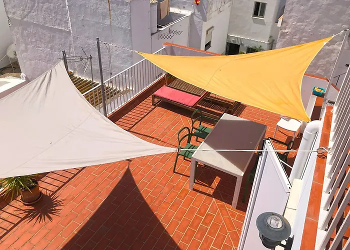 Casa Irene Conil Town House In The Center, Roof Terrace With Great Views Lägenhet *